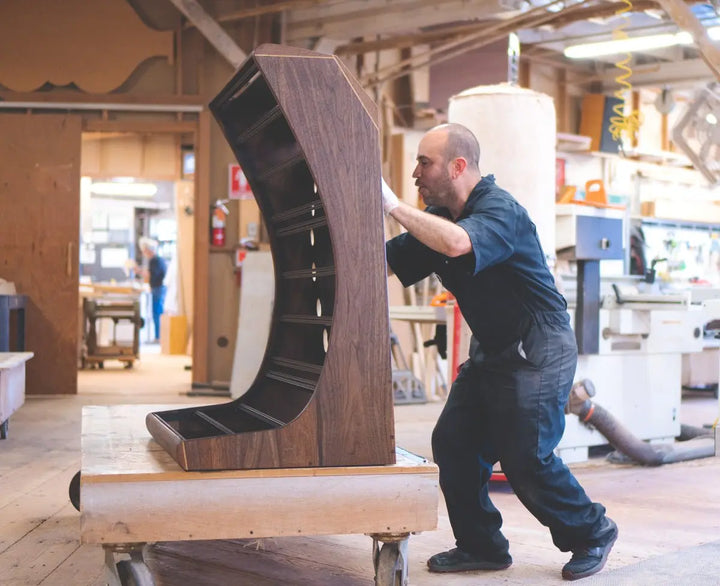 Syrax - 27U+1U+1U Eurorack Cabinet - Needham Woodworks