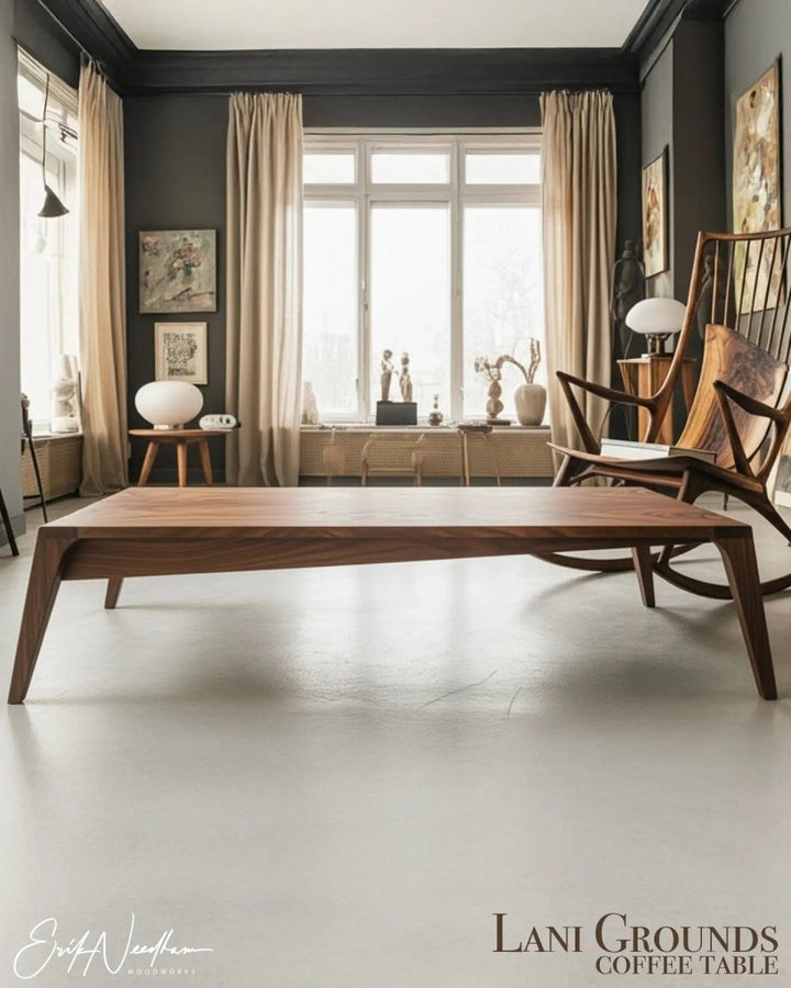 The Lani Grounds coffee table - Needham Woodworks