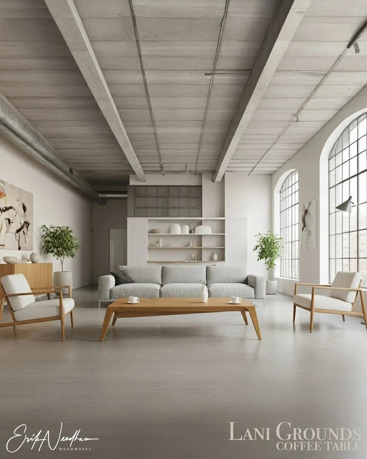 The Lani Grounds coffee table - Needham Woodworks