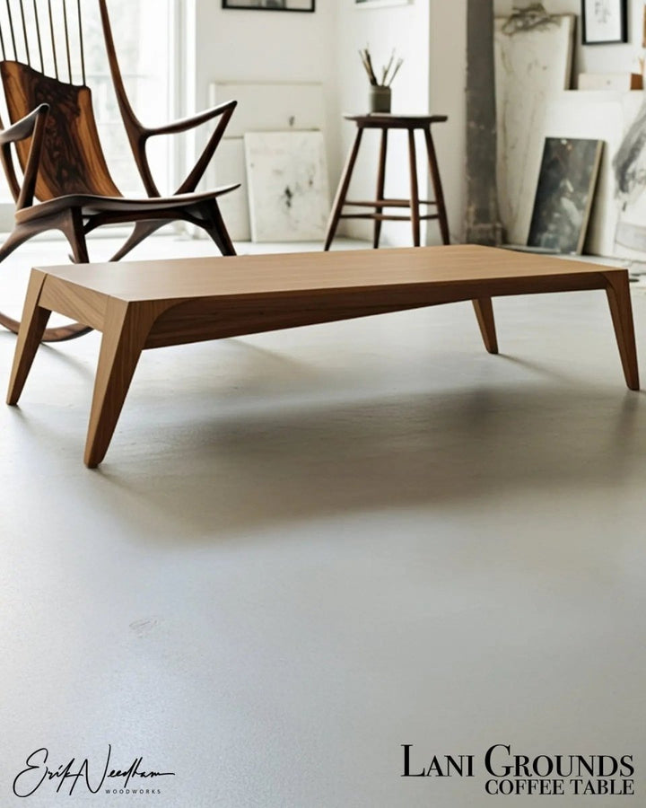 The Lani Grounds coffee table - Needham Woodworks