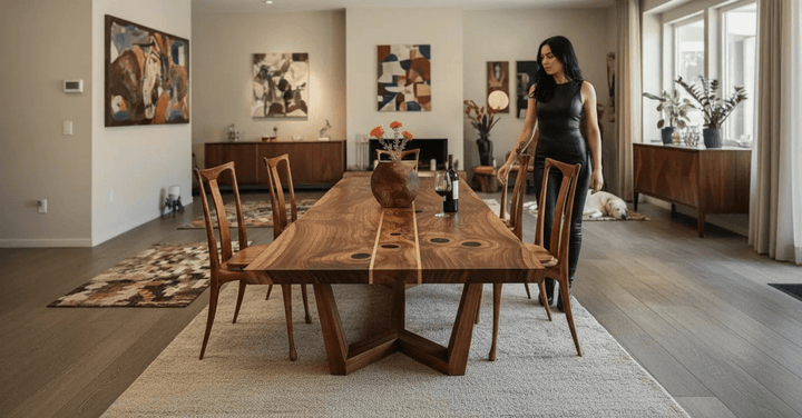 The Lani Dines Dining Table - Needham Woodworks