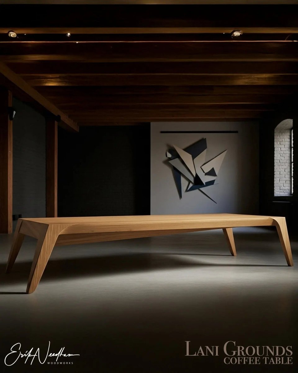 The Lani Grounds coffee table - Needham Woodworks