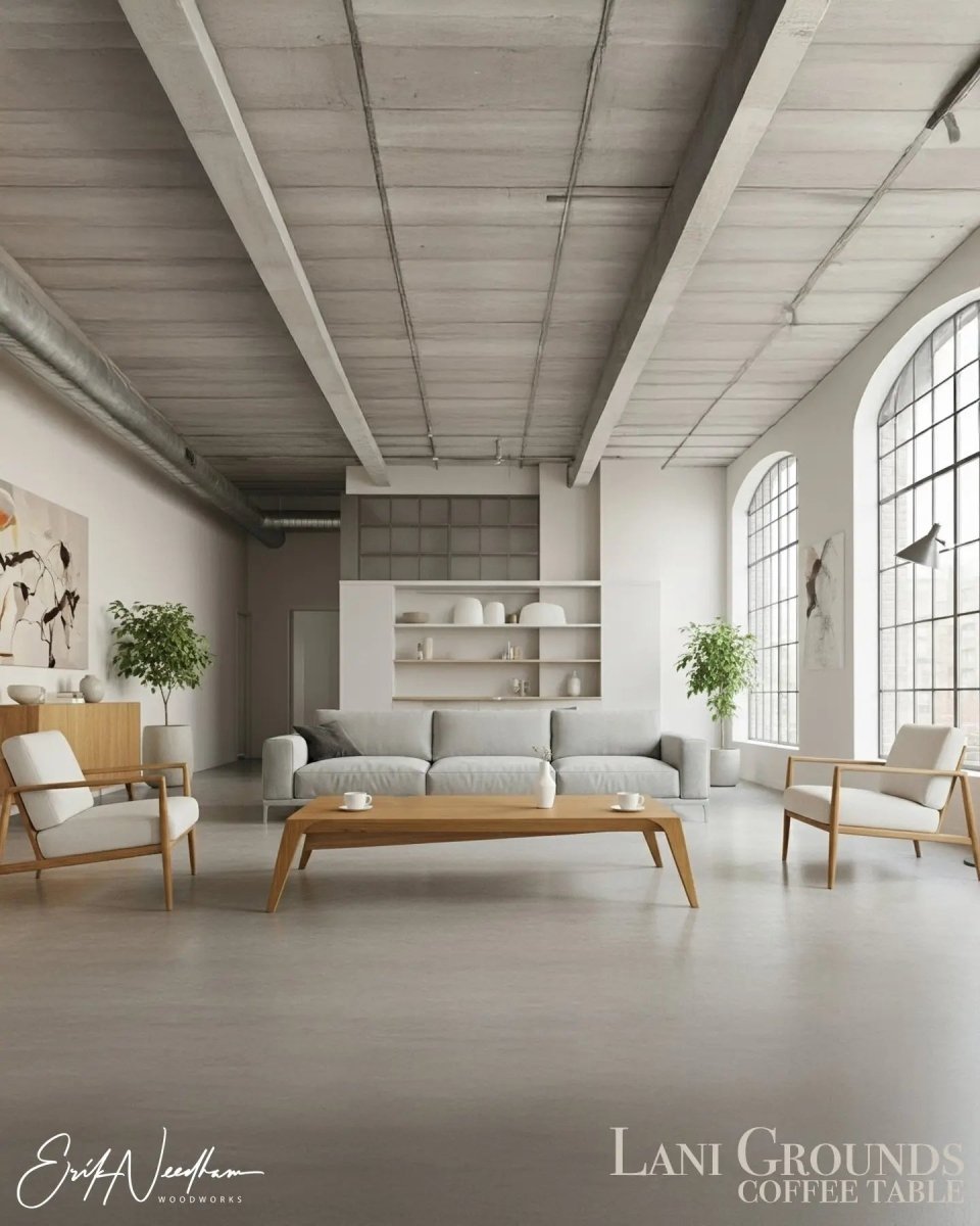 The Lani Grounds coffee table - Needham Woodworks