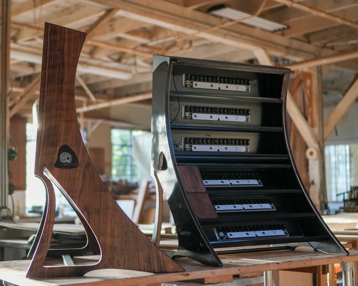 The Stilt Eurorack Cabinet - Needham Woodworks