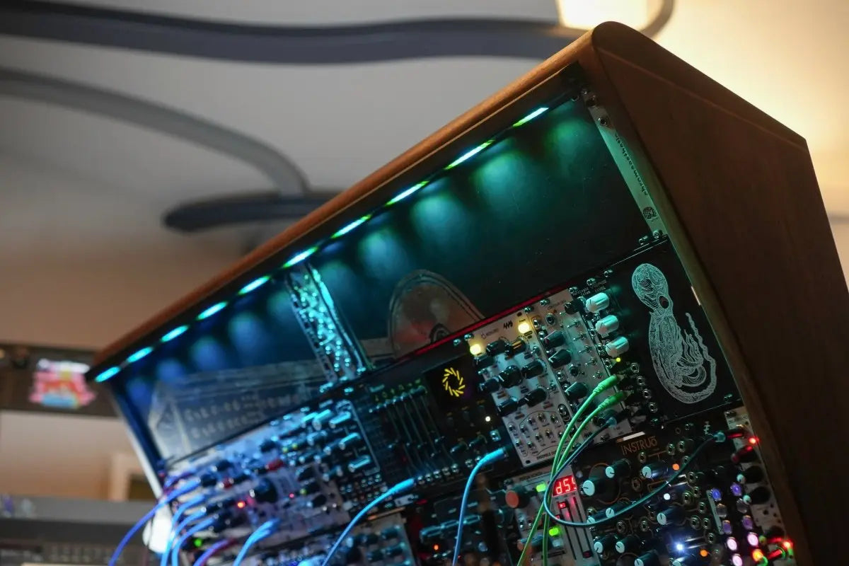 Artist Series - 21U (Seven-Row) Eurorack Cabinets - Needham Woodworks