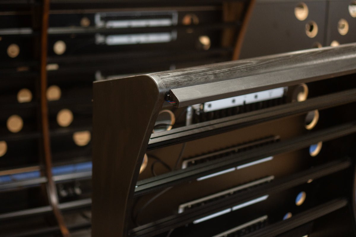BLACKED-OUT 21U (Seven-Row) Eurorack Cabinets - Needham Woodworks