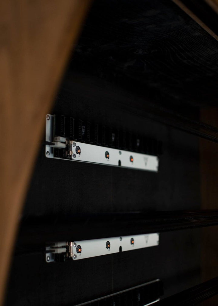 Complete Eskatonic Modular Power Solution for our 21U Cabinets - Needham Woodworks