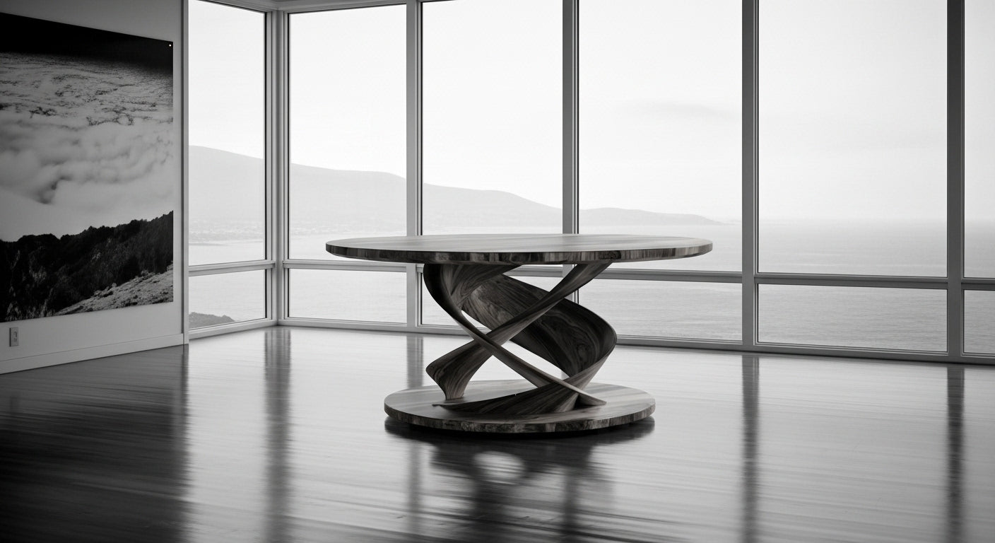 Lani Double Helix pedestal table